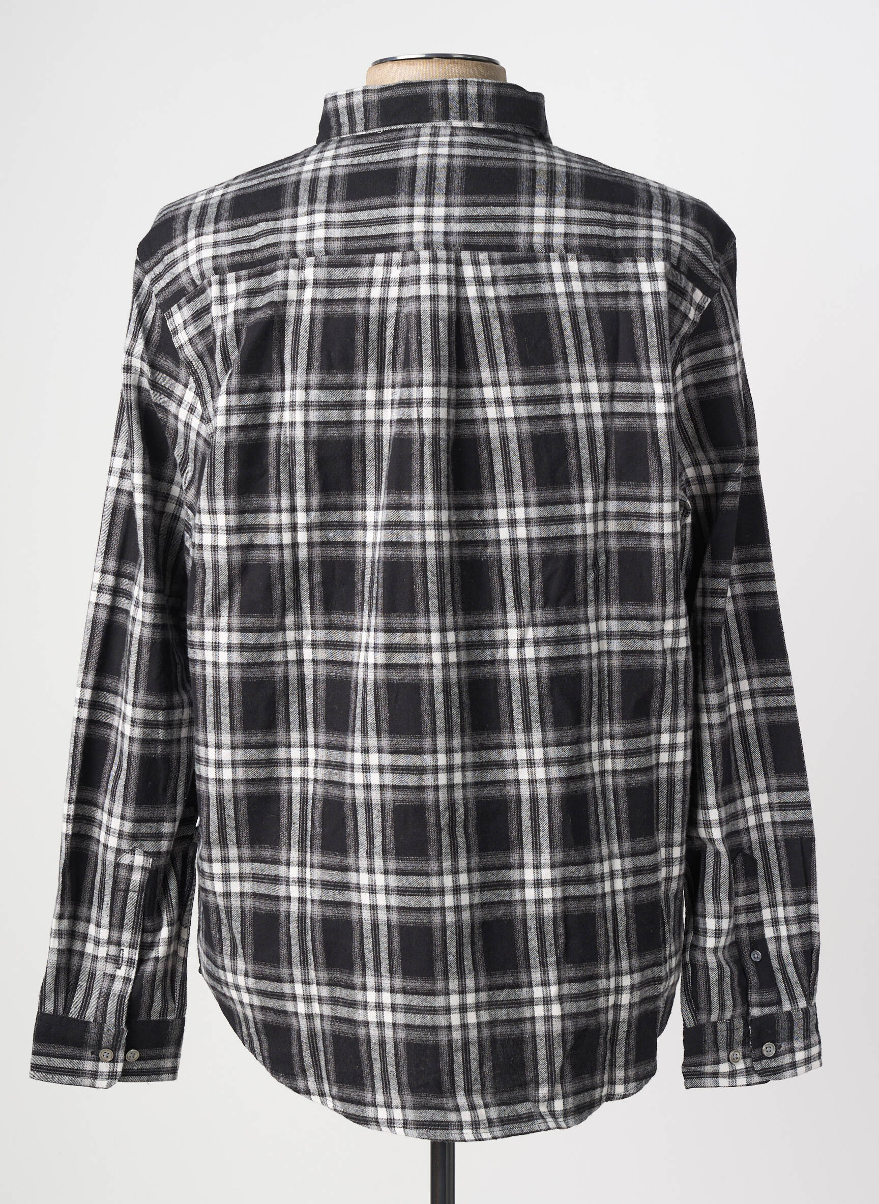 Chemise manches longues noir MINIMUM homme