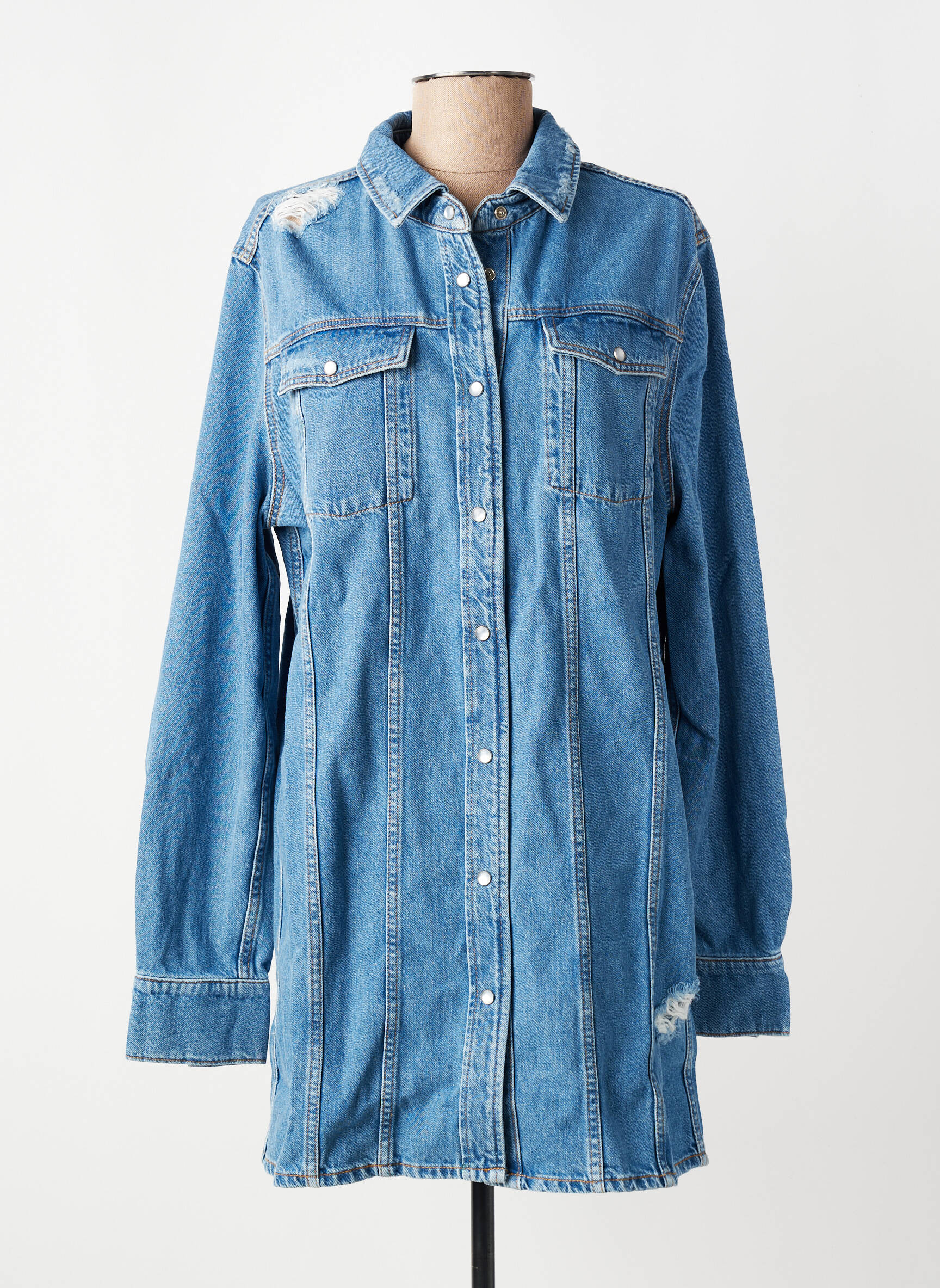 Robe courte bleu IRO femme
