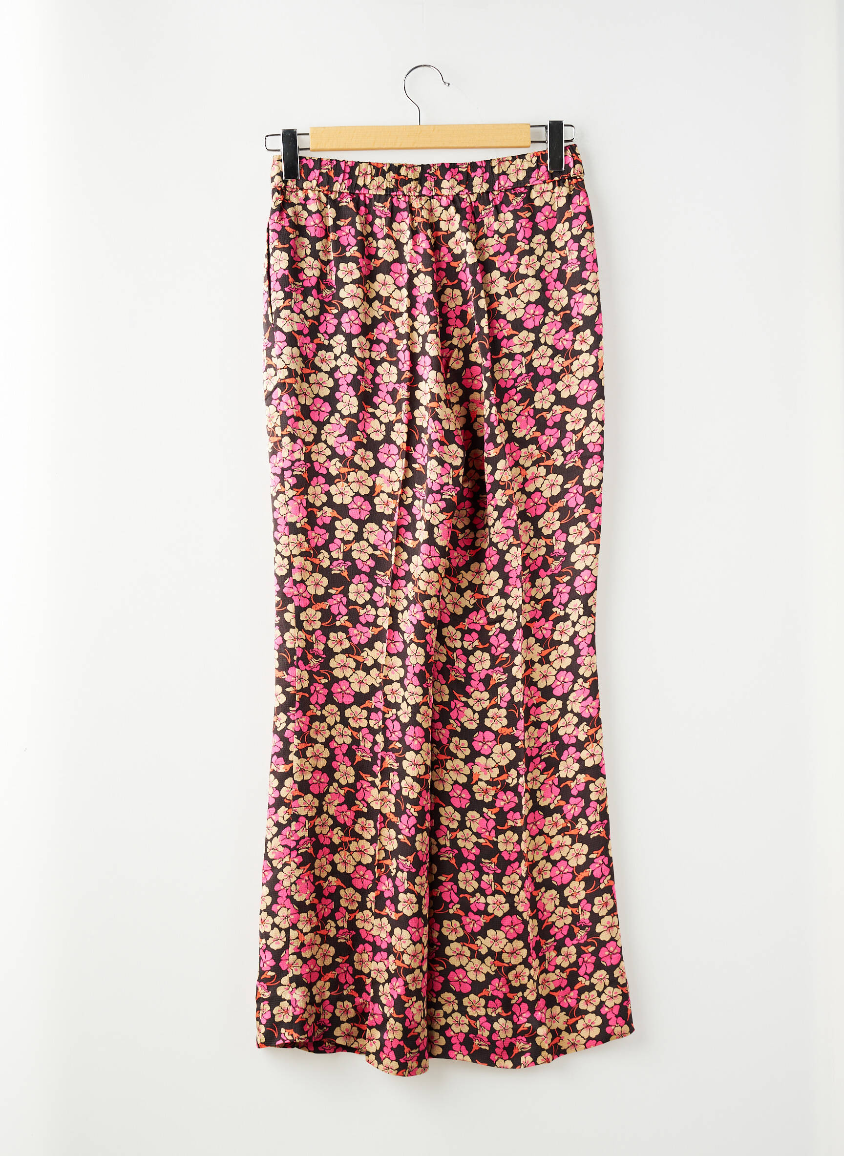 Pantalon large rose SECOND FEMALE femme