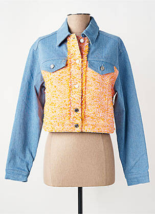 Veste en jean bleu KARL LAGERFELD femme