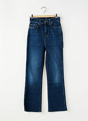 Jeans coupe droite bleu 7 FOR ALL MANKIND femme