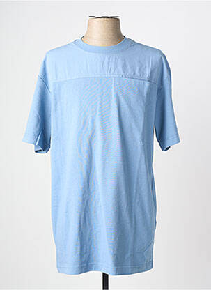 T-shirt bleu KNOWLEDGE COTTON APPAREL homme