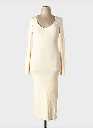 Robe longue blanc GINA TRICOT femme
