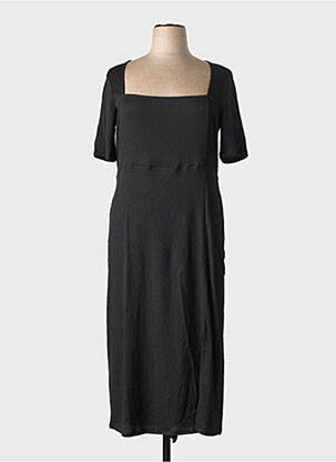 Robe mi-longue noir GINA TRICOT femme