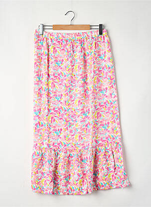 Jupe mi-longue rose MAMA LICIOUS femme