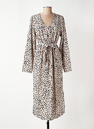 Robe mi-longue gris MAMA LICIOUS femme