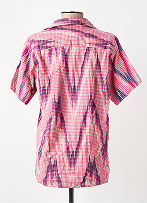 Chemise manches courtes rose V.DE.VINSTER femme