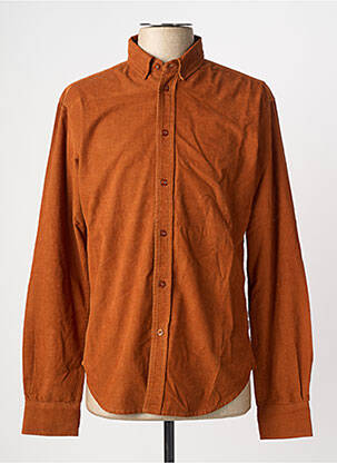 Chemise manches longues orange THINKING MU homme