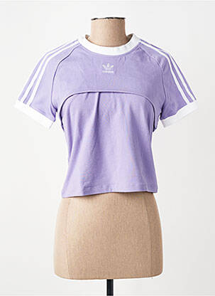 Top violet ADIDAS femme