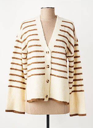 Gilet manches longues gris VILA femme