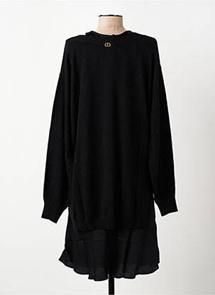 Robe courte noir TWINSET femme