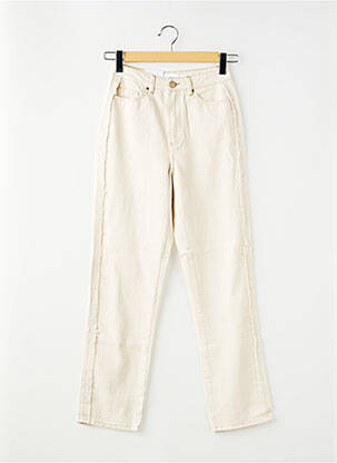 Jeans coupe droite blanc VILA femme
