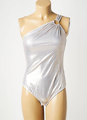 Maillot de bain 1 pièce argent LA NOUVELLE femme