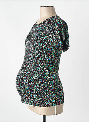T-shirt / top maternité noir SUPERMOM femme