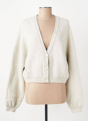 Gilet manches longues gris HUMANOID femme