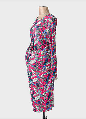 Robe mi-longue rose NOPPIES femme