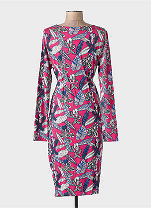 Robe mi-longue rose NOPPIES femme
