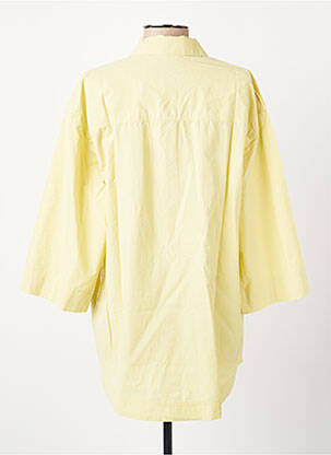 Chemise manches courtes jaune MSCH COPENHAGEN femme