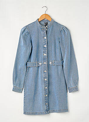 Robe courte bleu PIECES femme