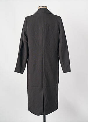 Manteau long noir OBJECT femme