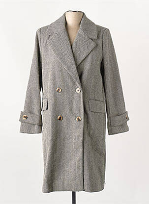 Manteau long gris VILA femme