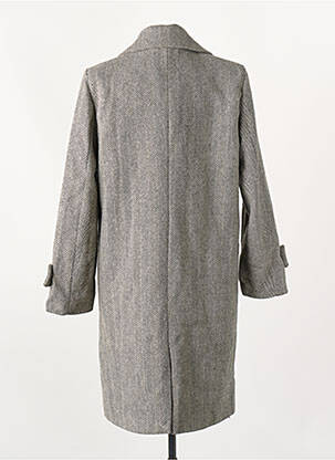 Manteau long gris VILA femme
