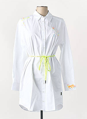 Robe courte blanc TWINSET femme