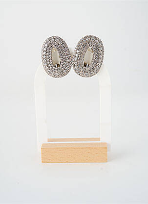 Boucles d’oreilles blanc HELENE ZUBELDIA femme