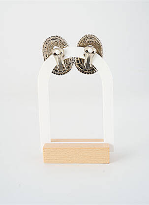 Boucles d’oreilles blanc HELENE ZUBELDIA femme