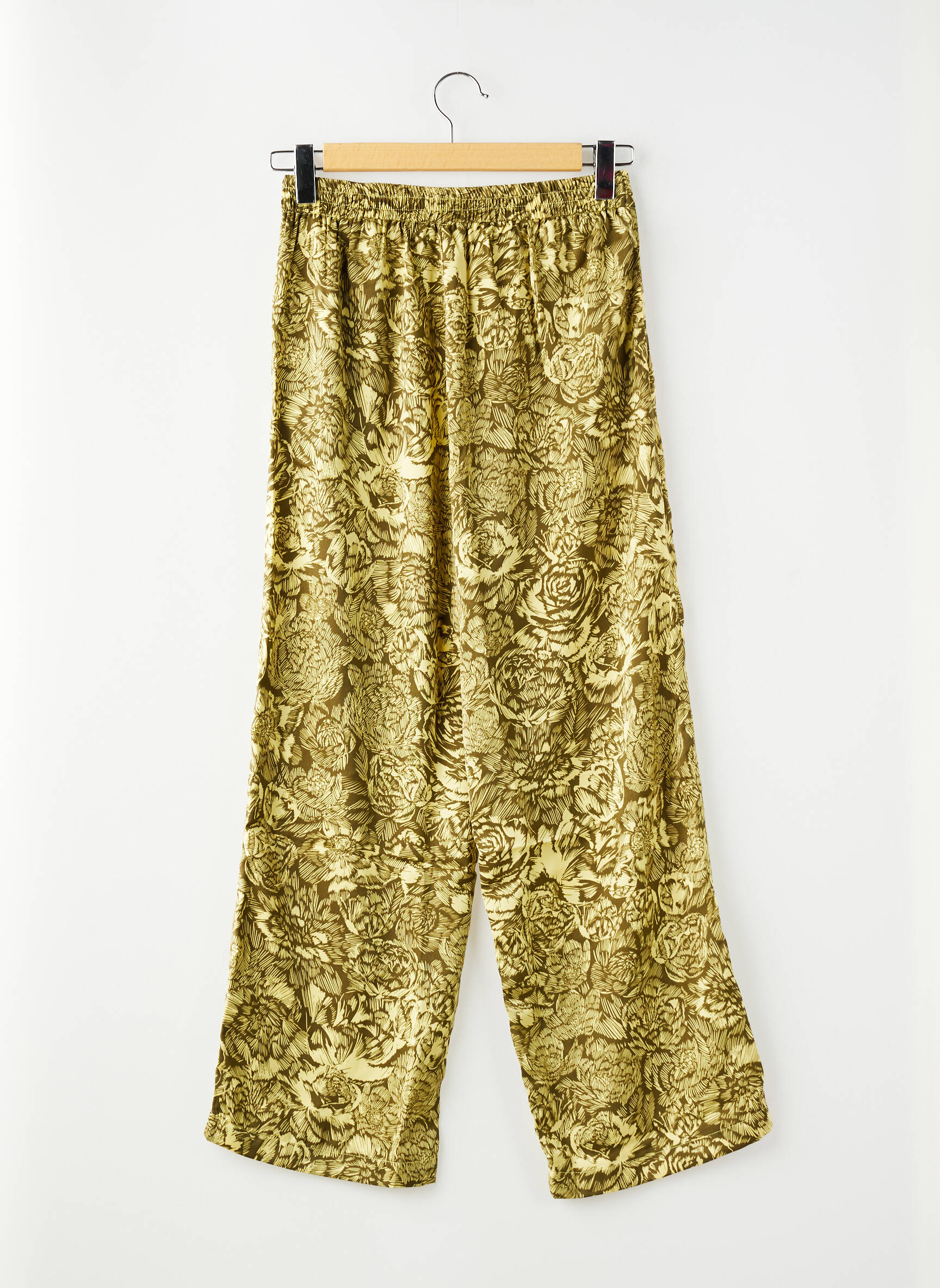 Pantalon large jaune MSCH COPENHAGEN femme