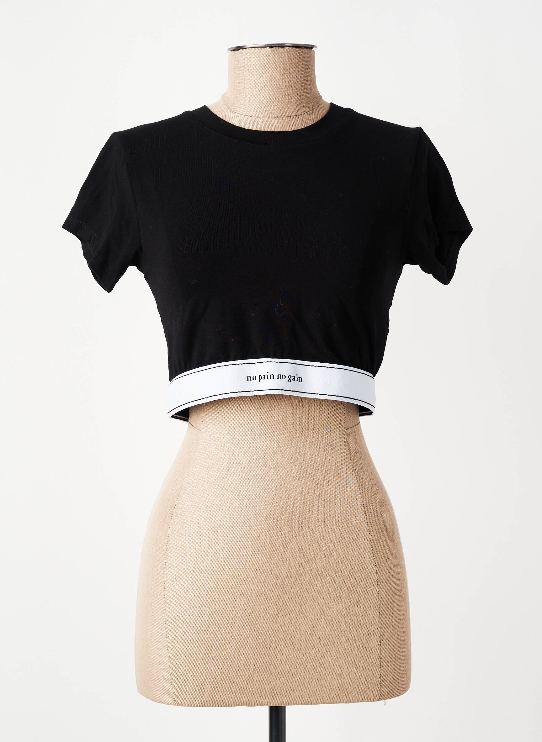 T-shirt noir MAISON LABICHE femme