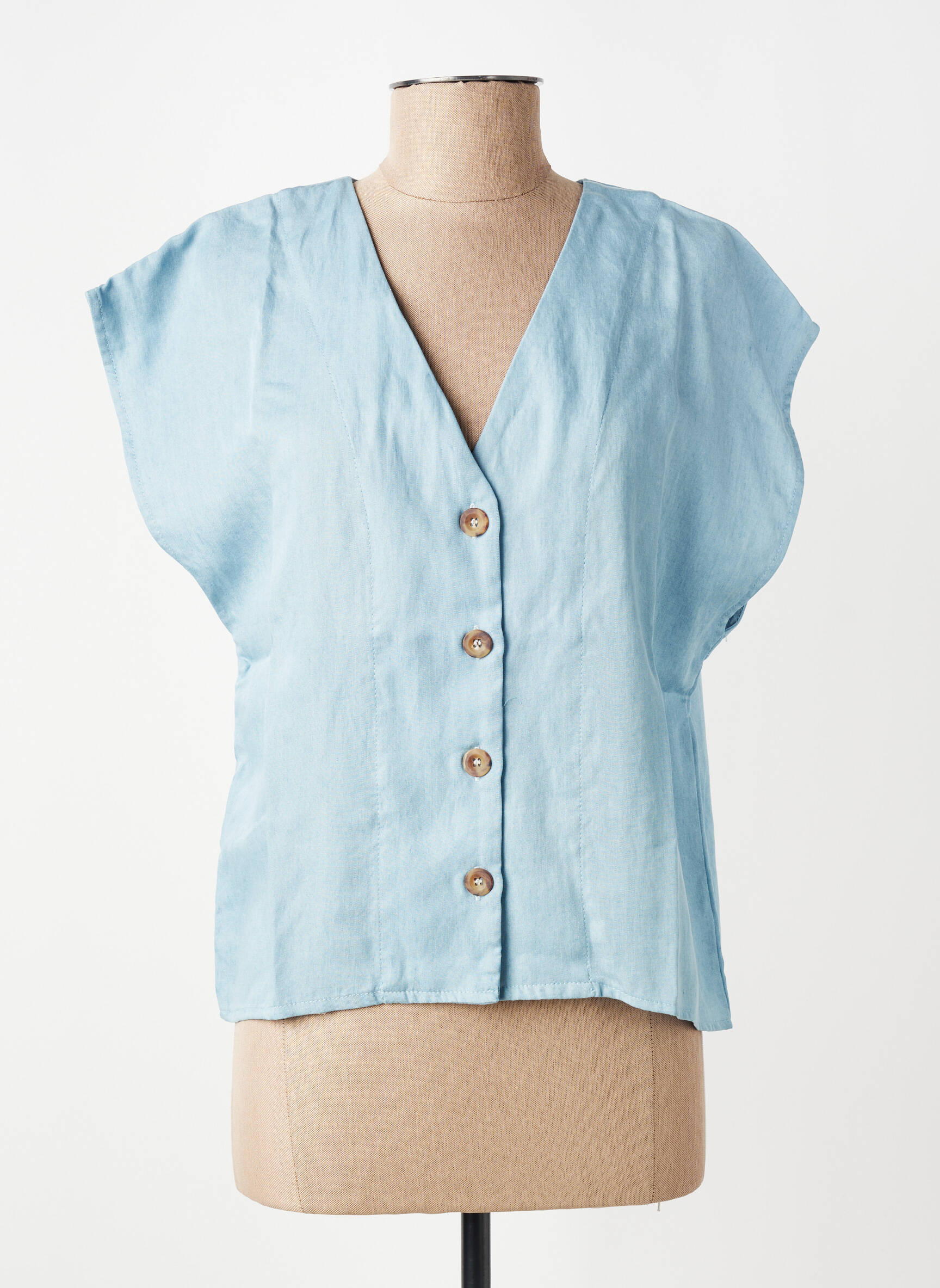 Top bleu RITA ROW femme
