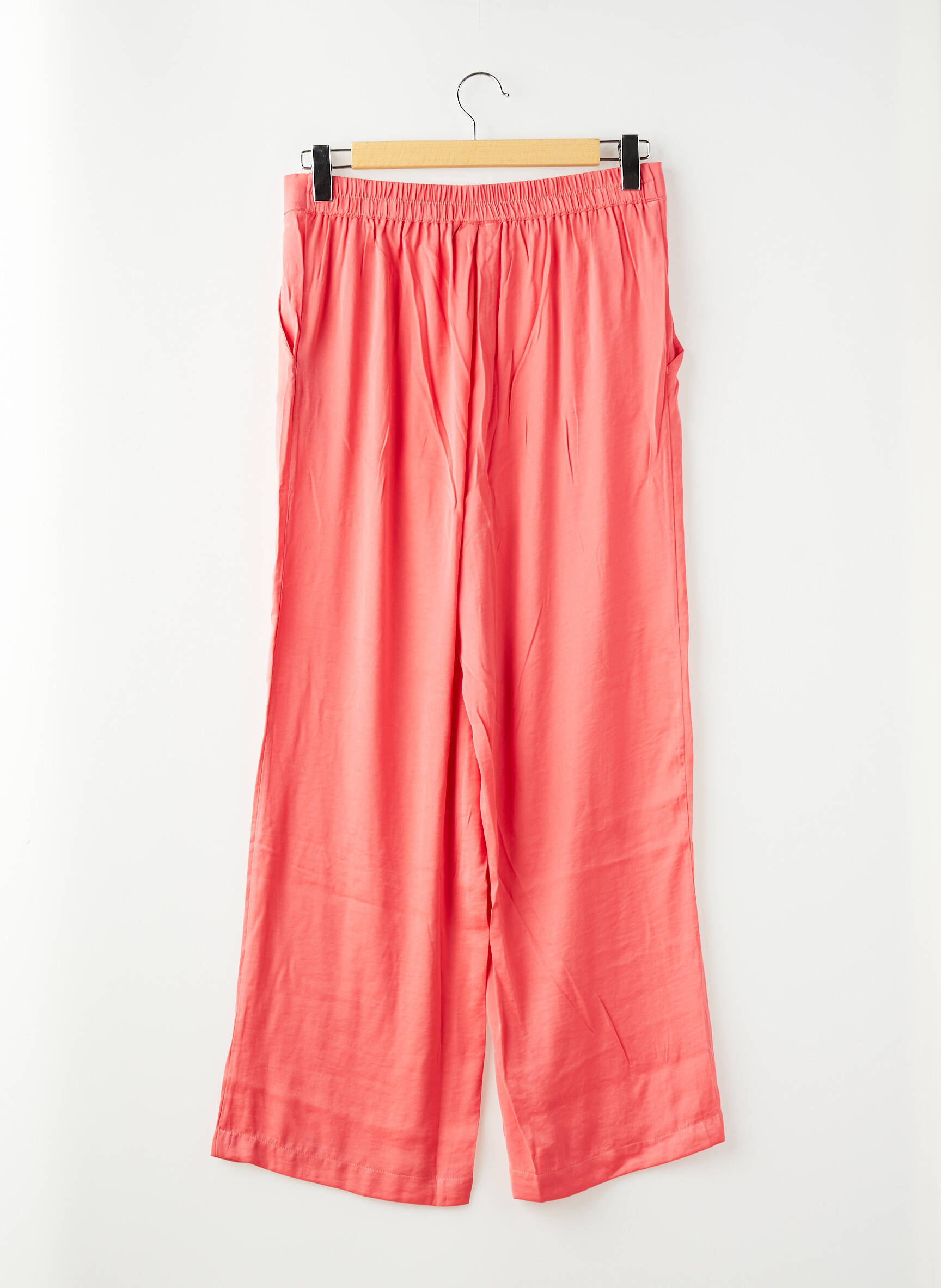 Pantalon large rose MSCH COPENHAGEN femme