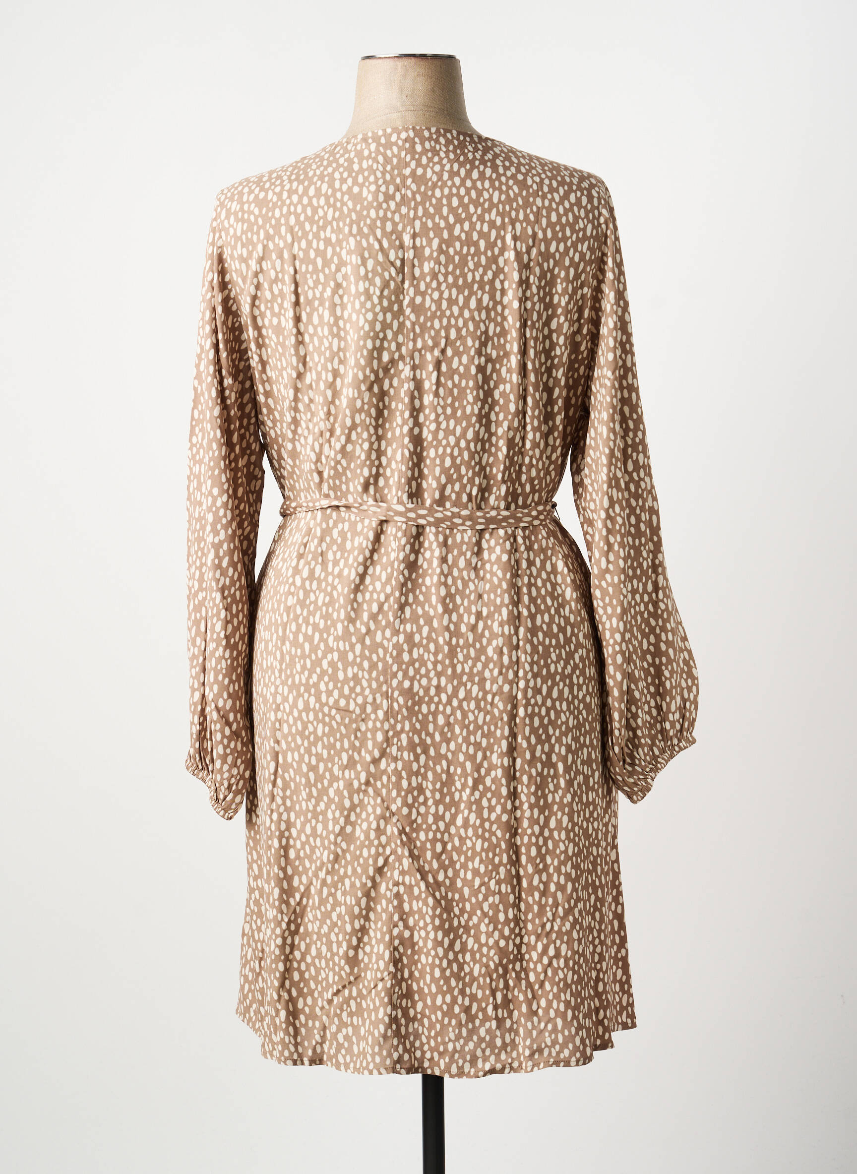 Robe courte beige EVOKED VILA femme