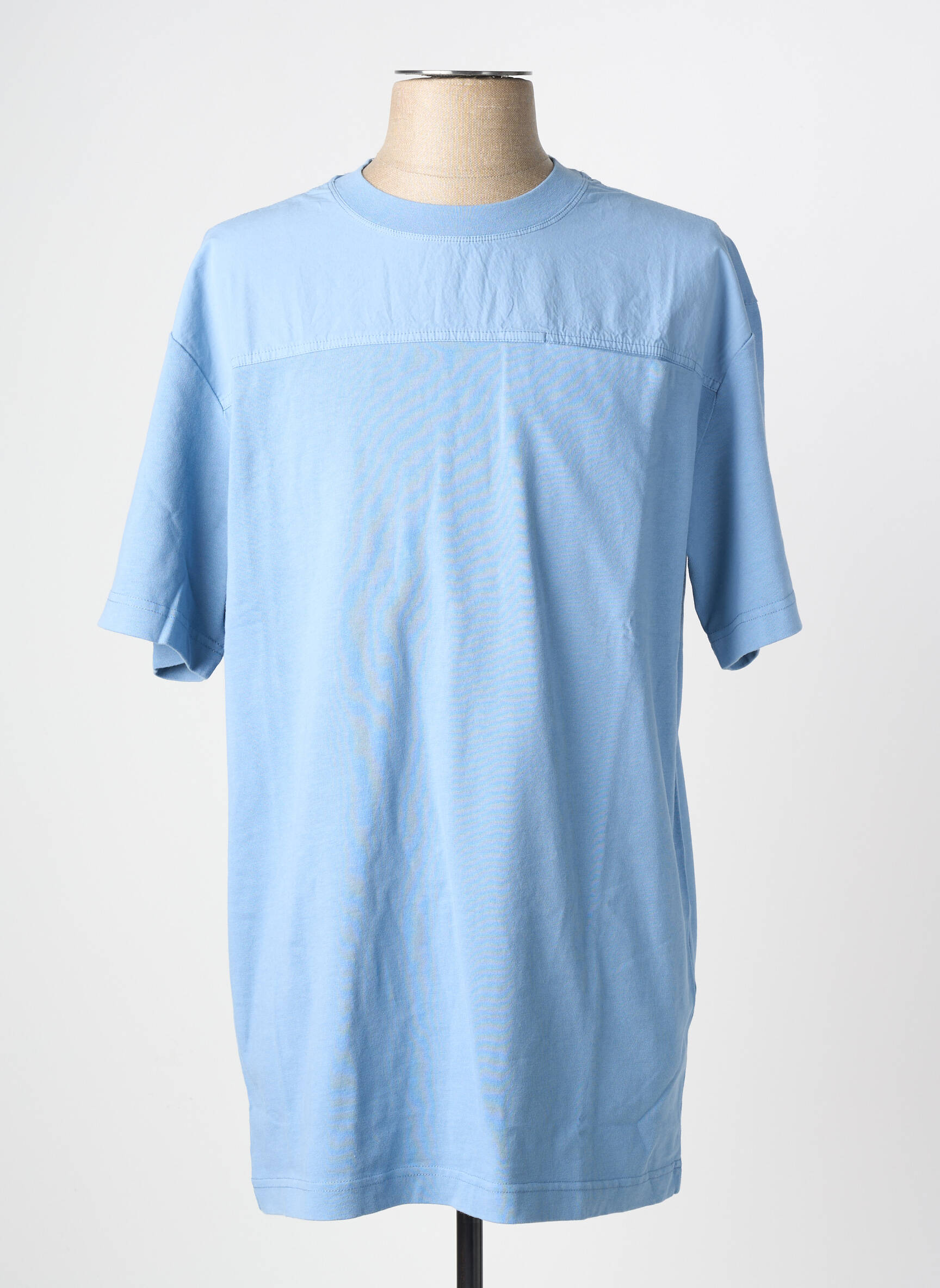 T-shirt bleu KNOWLEDGE COTTON APPAREL homme