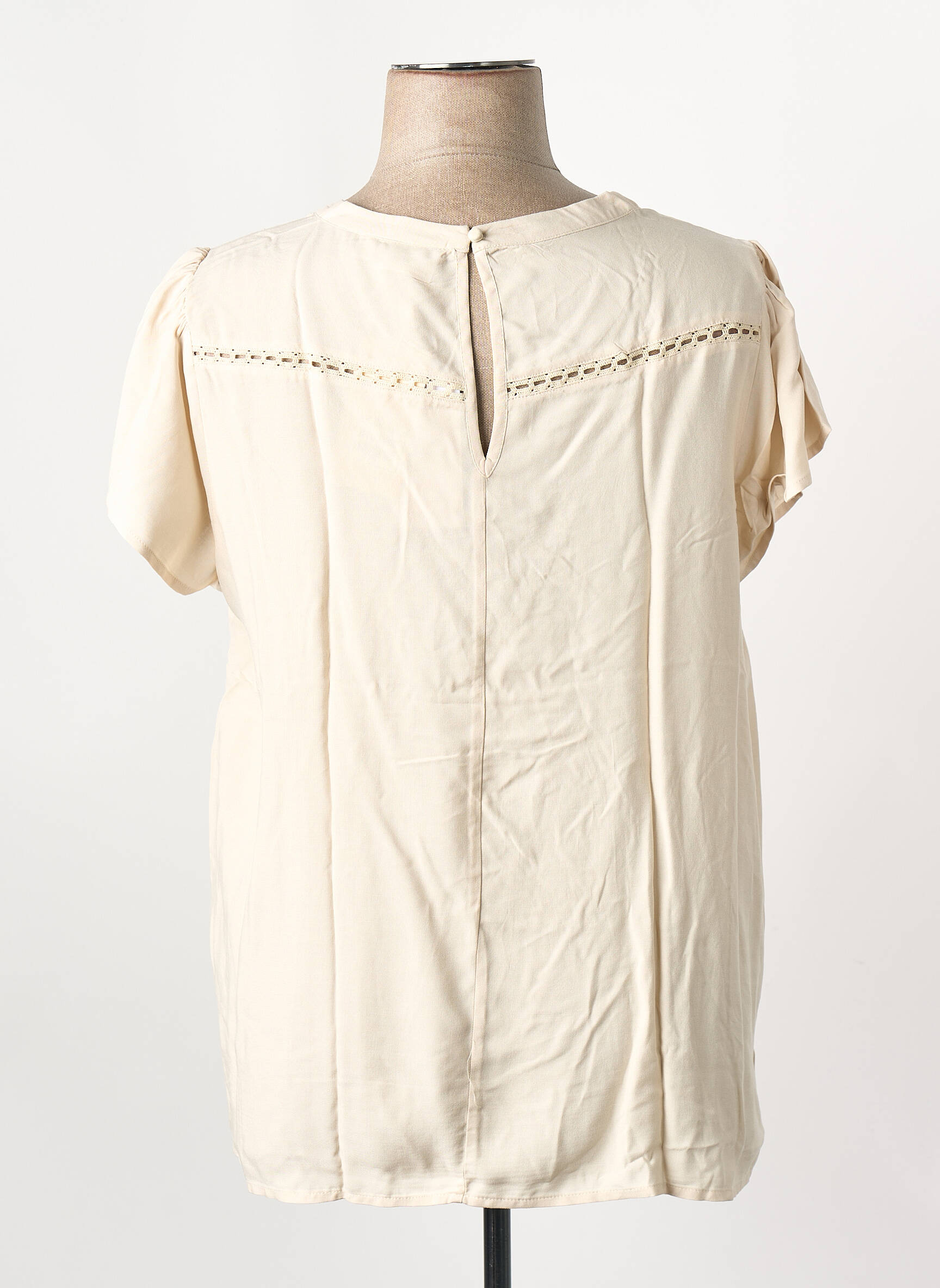 T-shirt beige EVOKED VILA femme