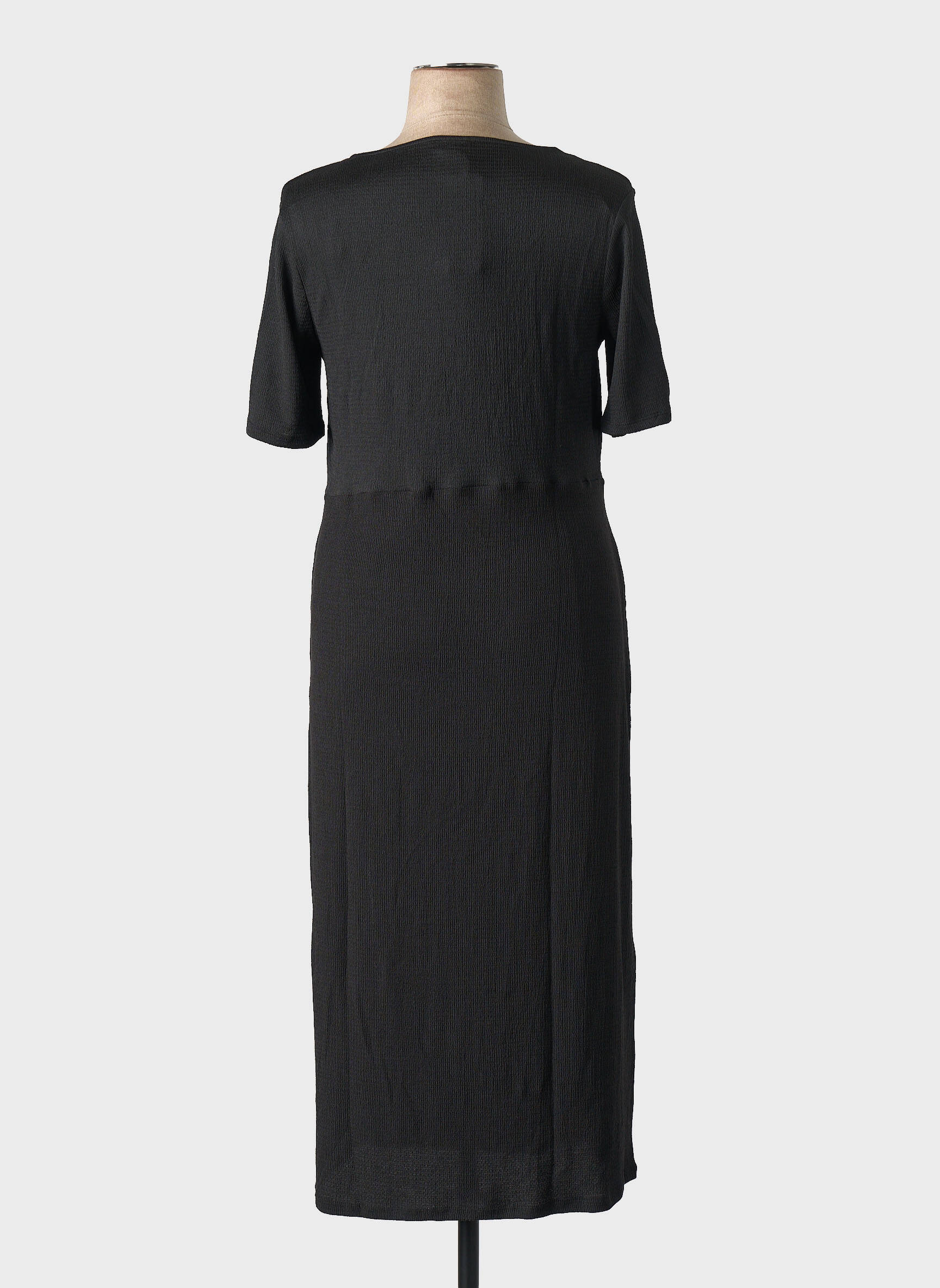 Robe mi-longue noir GINA TRICOT femme