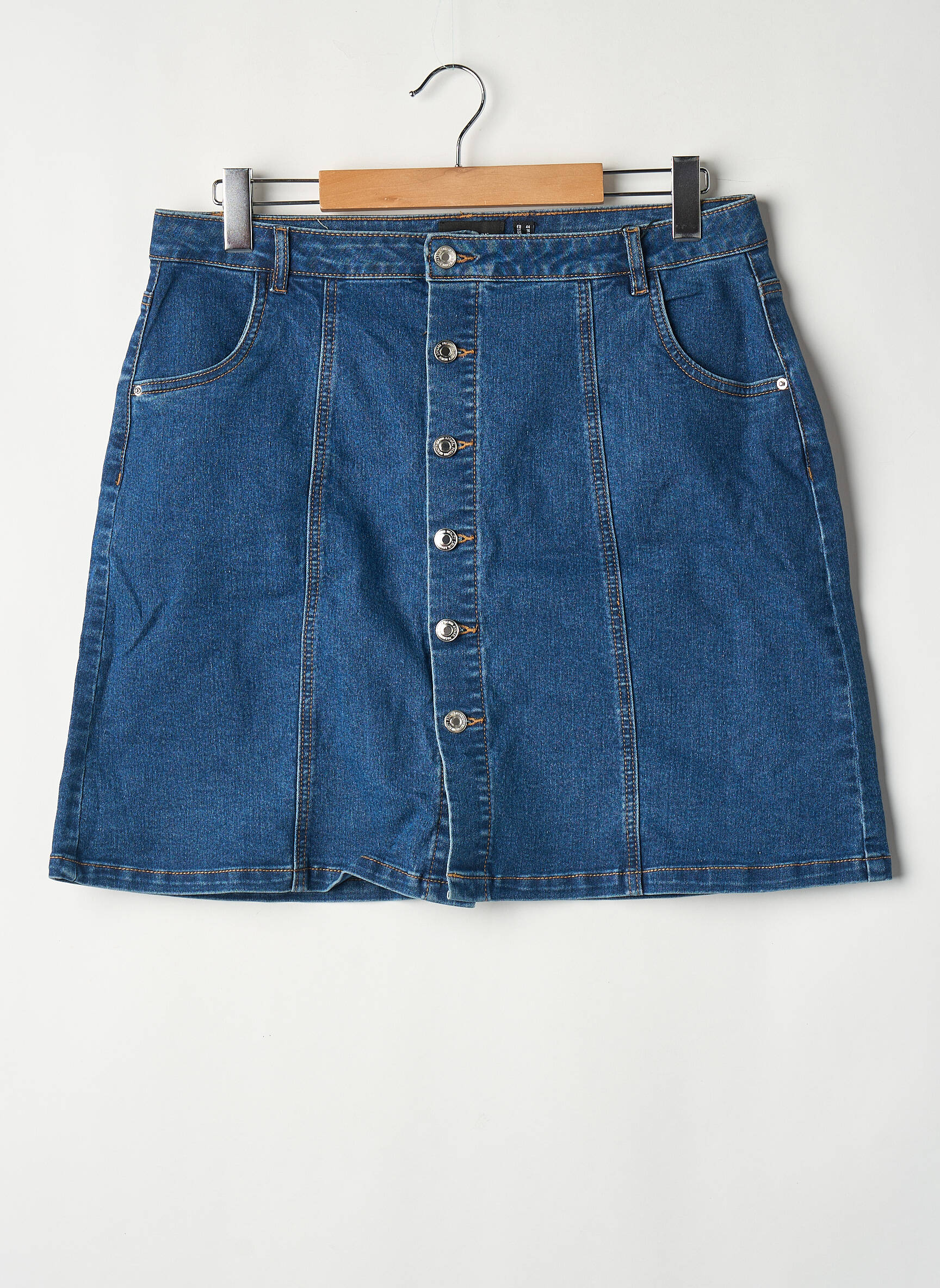 Jupe courte bleu VERO MODA femme
