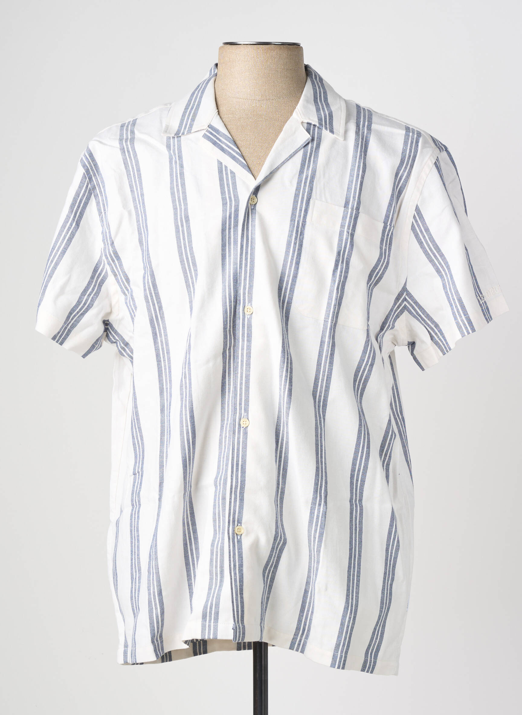 Chemise manches courtes blanc LES DEUX homme