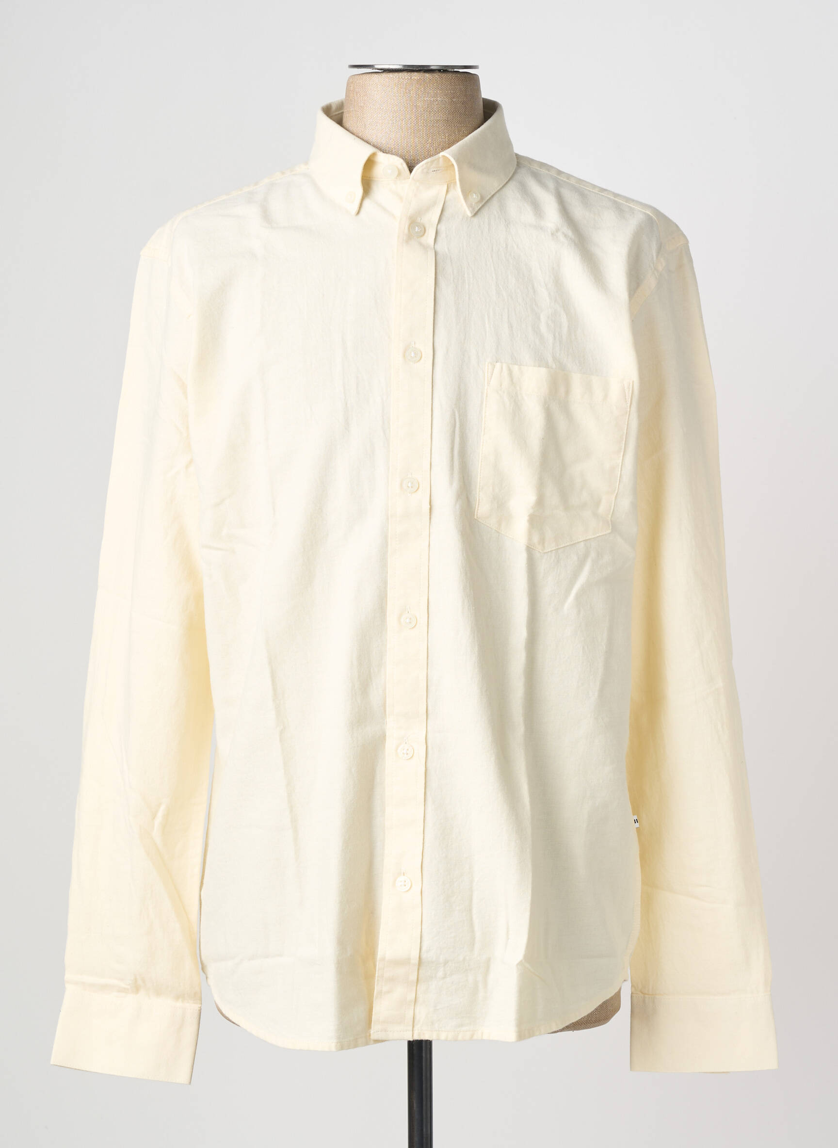 Chemise manches longues blanc MINIMUM homme