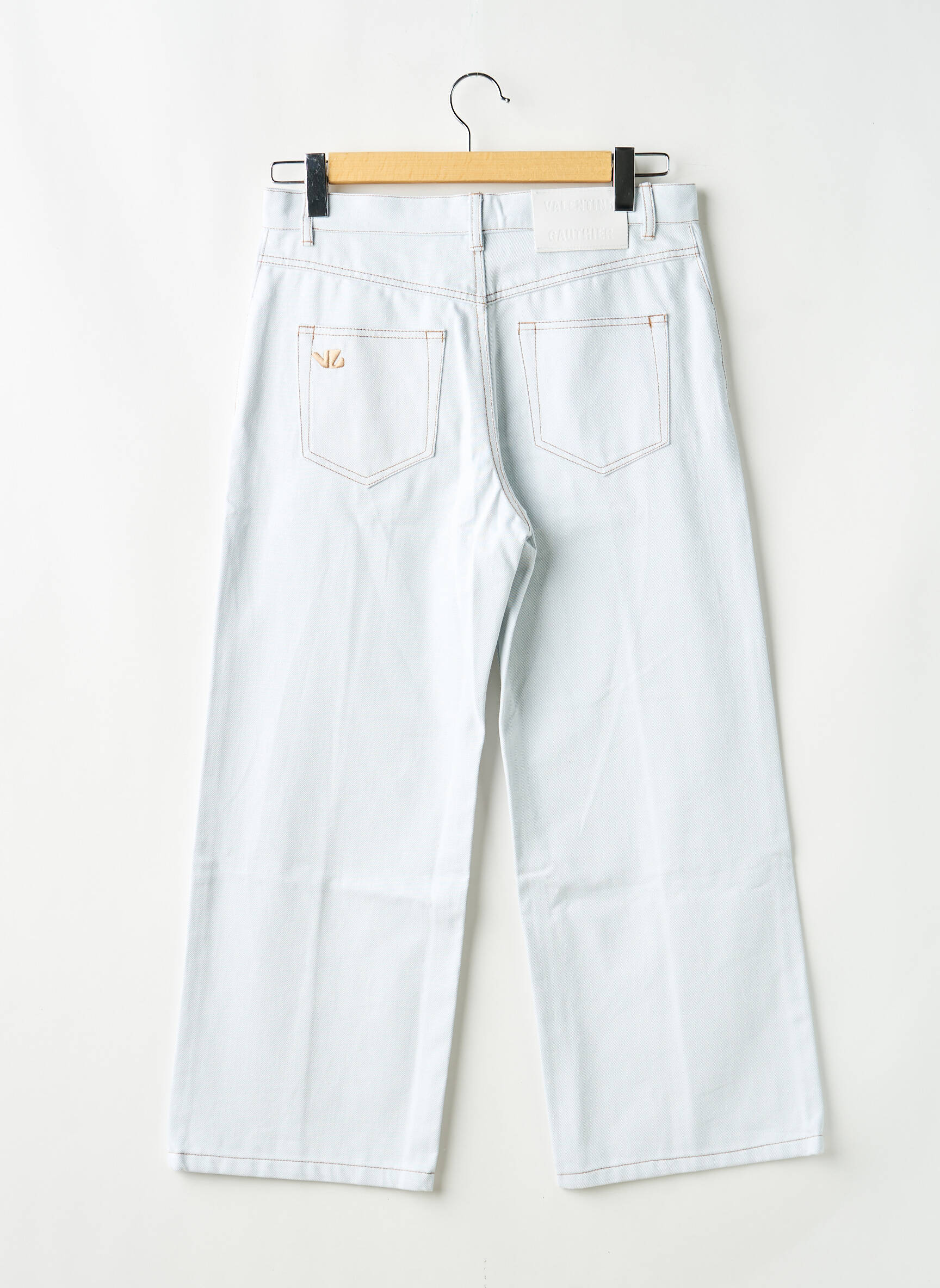Jeans bootcut vert VALENTINE GAUTHIER femme