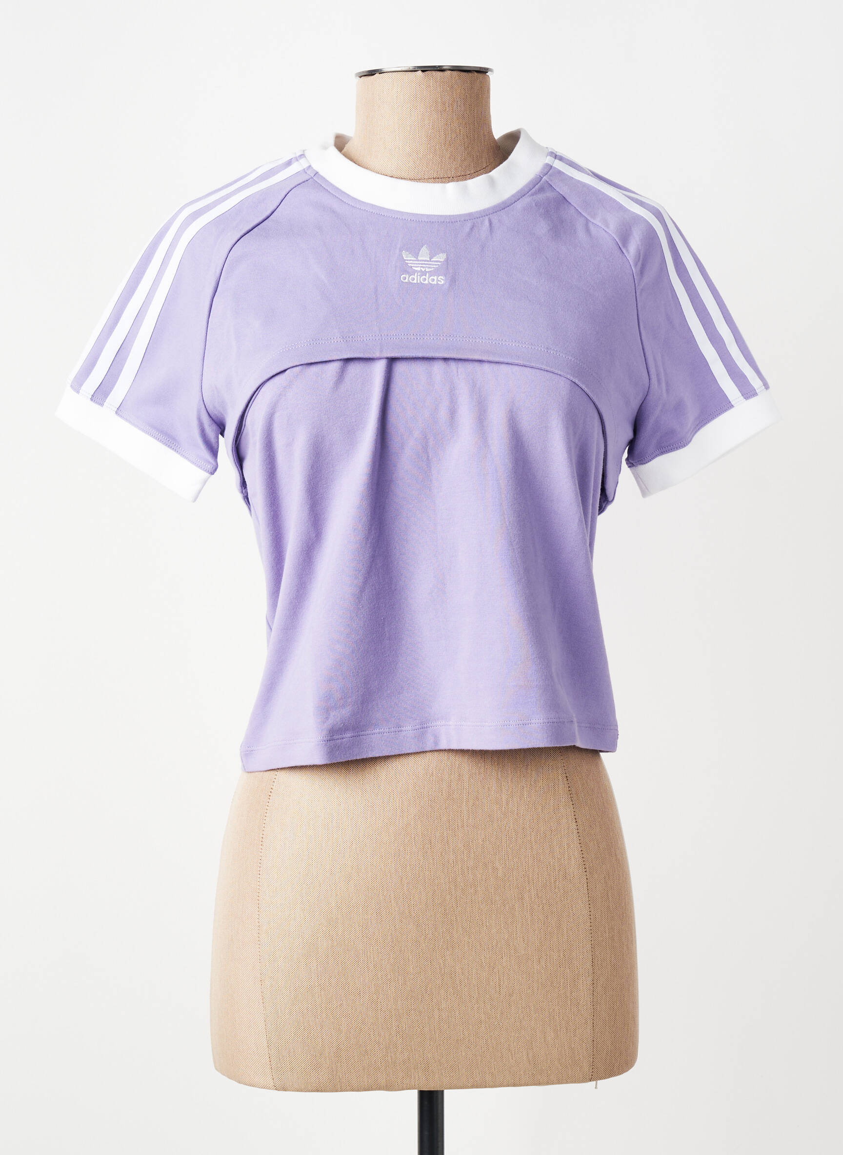 Top violet ADIDAS femme