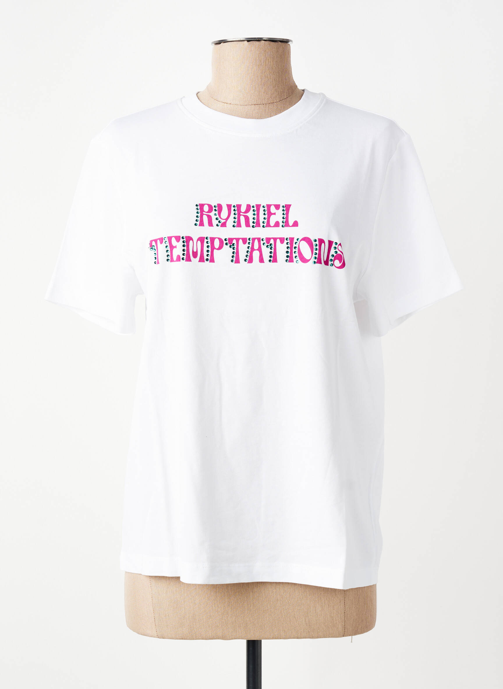 T-shirt blanc SONIA RYKIEL femme