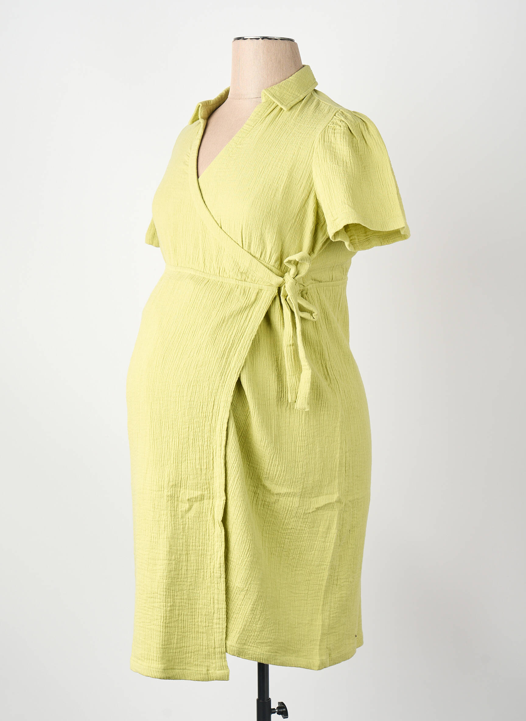 Robe maternité vert NOPPIES femme