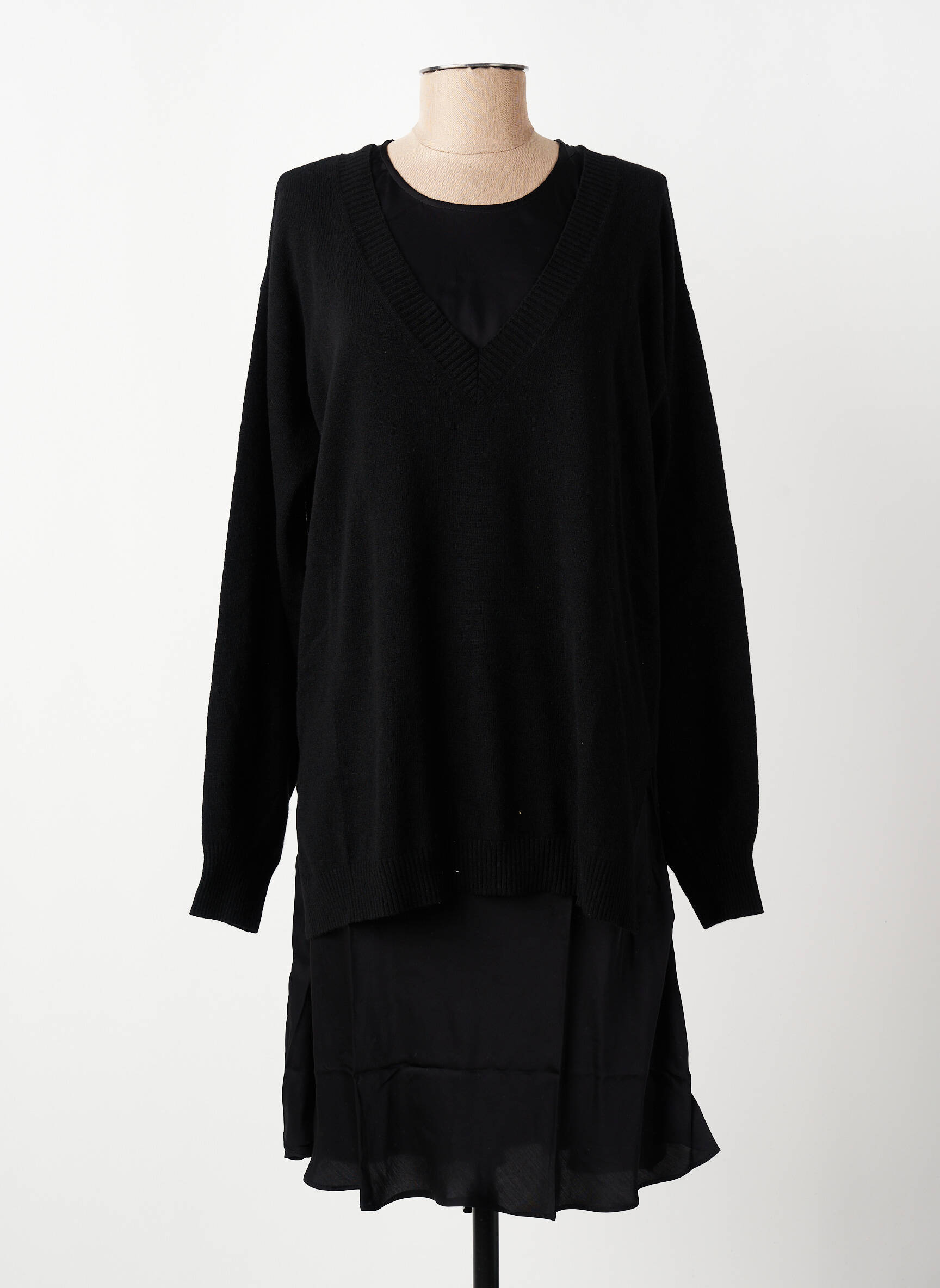 Robe courte noir TWINSET femme