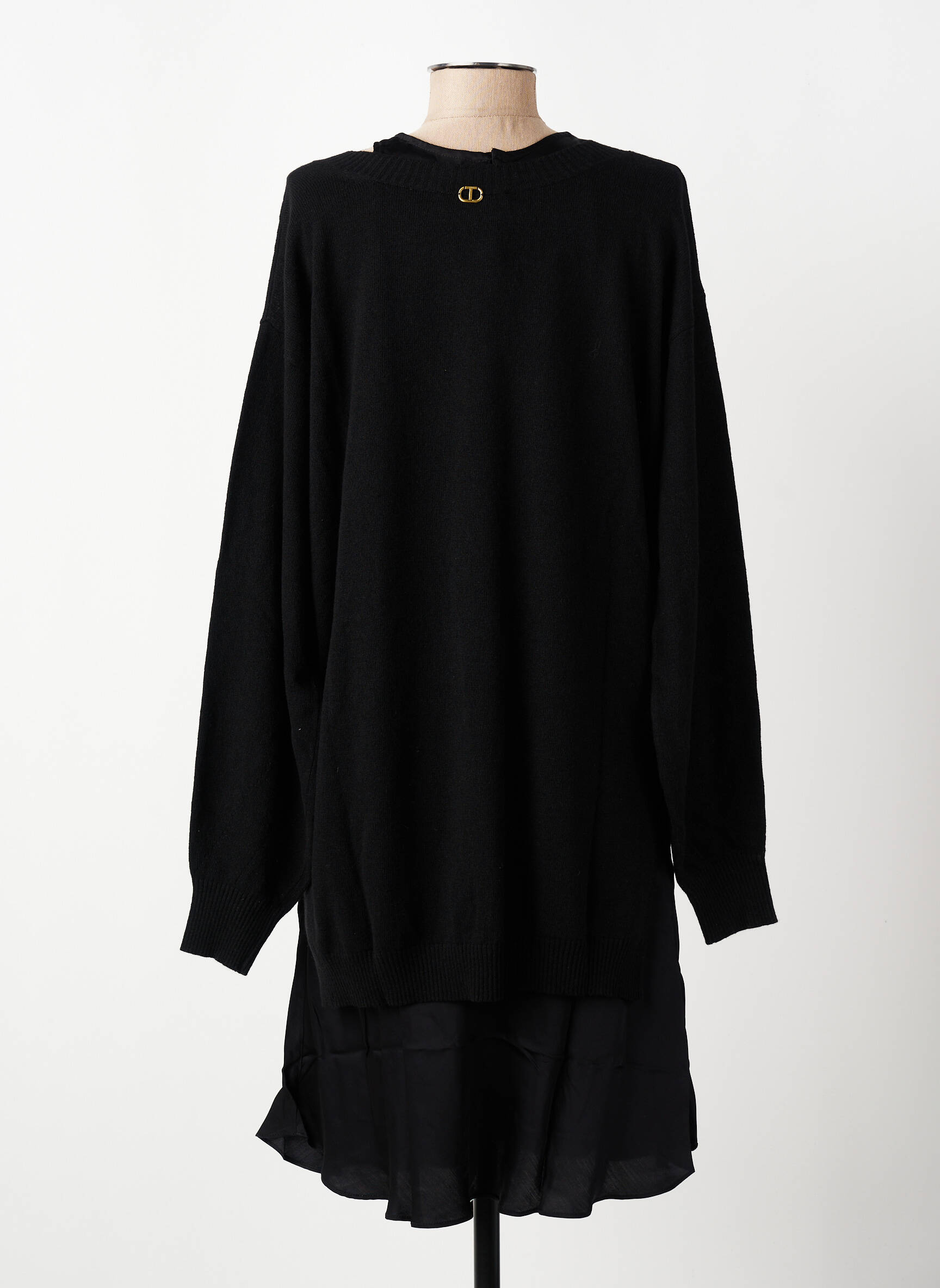 Robe courte noir TWINSET femme