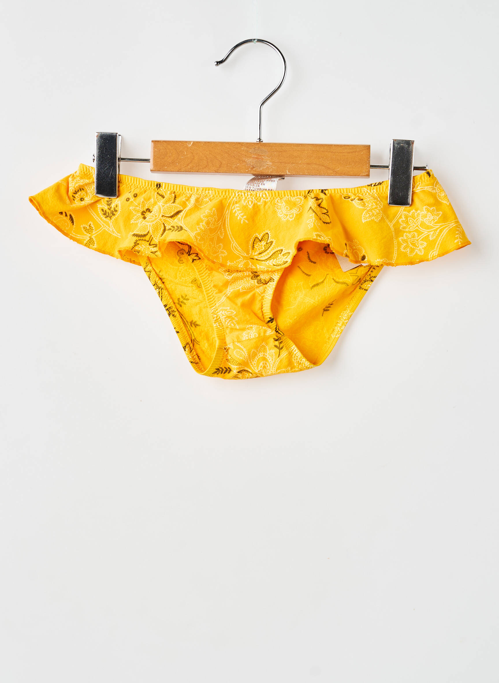 Bas de maillot de bain jaune SUNCHILD fille