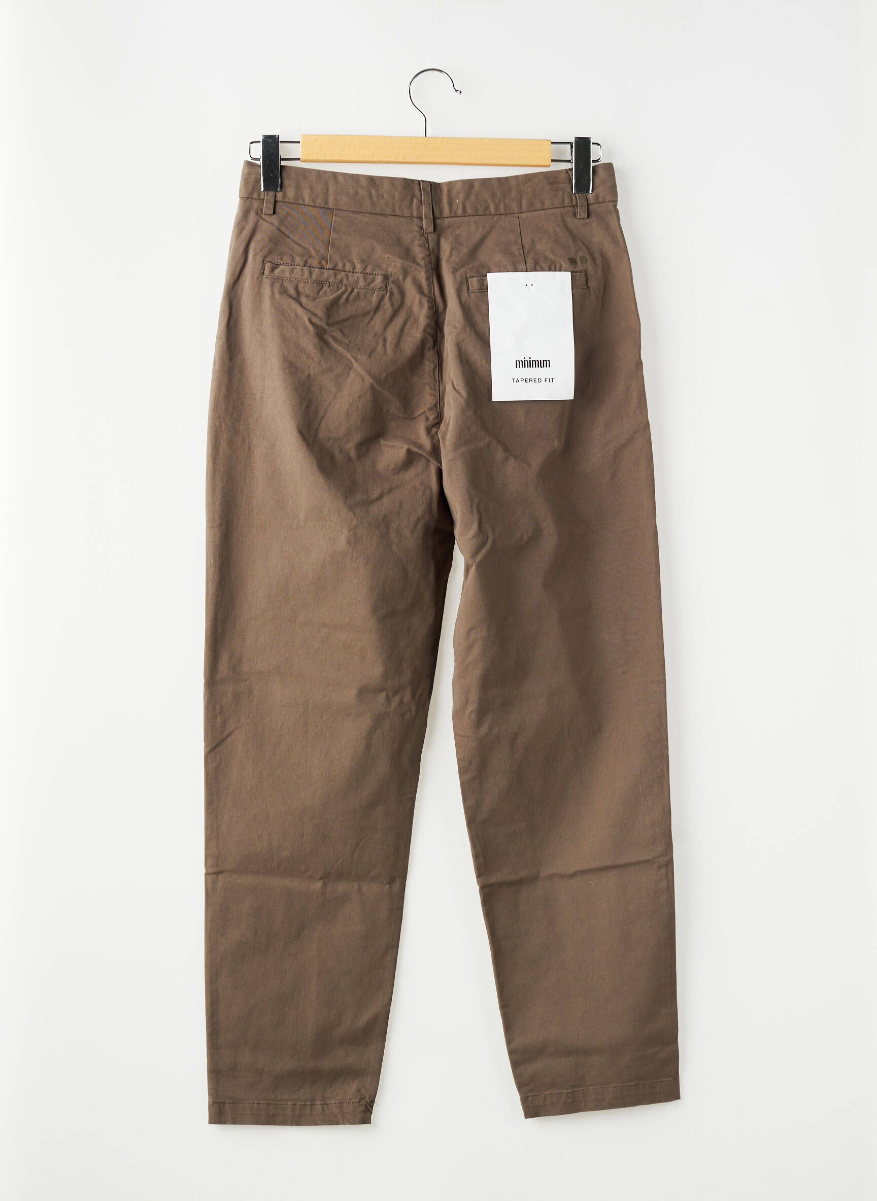 Pantalon droit marron MINIMUM homme