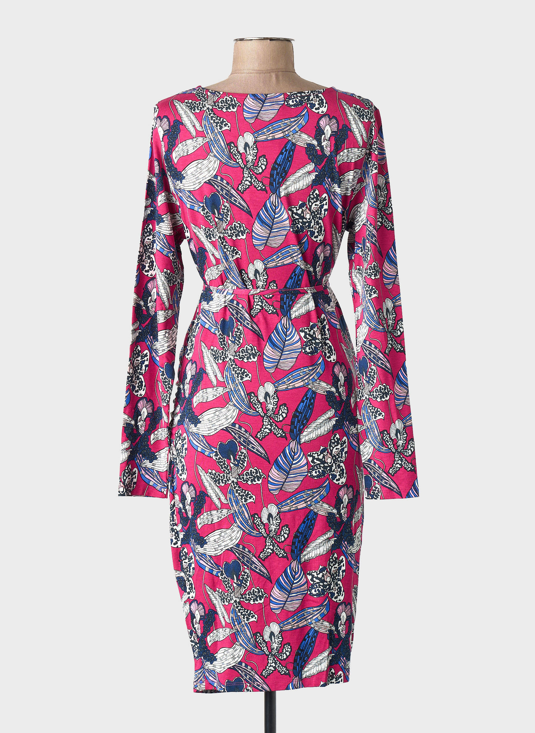 Robe mi-longue rose NOPPIES femme