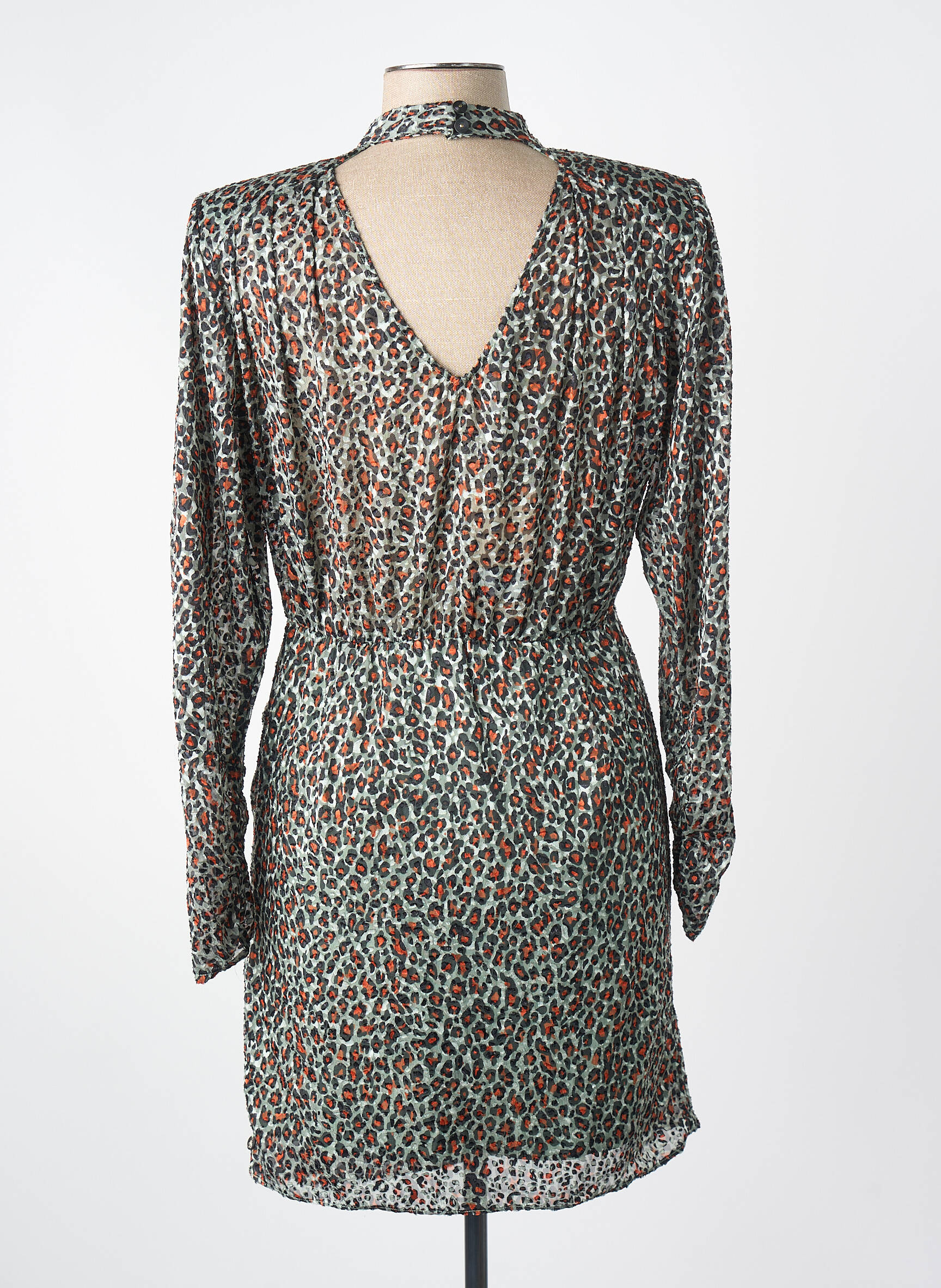 Robe courte vert SCOTCH & SODA femme